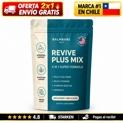 Revive Plus – Apoyo Articular · Colágeno + Vitaminas · 40+